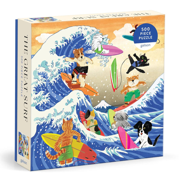 Galison 500pc Puzzle - The Great Surf