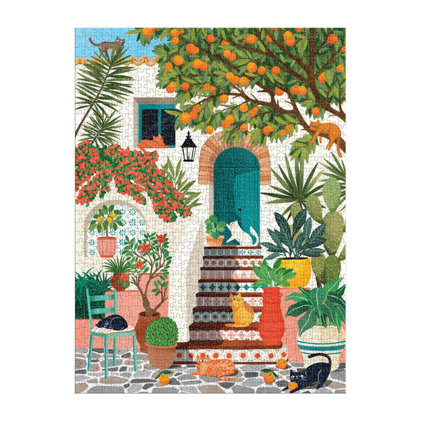 Galison 1000pc Puzzle - Mediterranean Cats