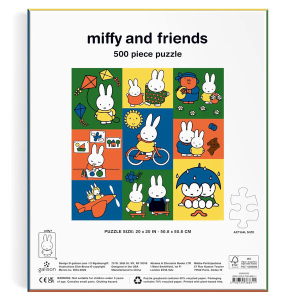 Galison 500pc Puzzle - Miffy and Friends