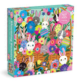 Mudpuppy 500pc Foil Puzzle - Blooming Bunnies