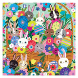 Mudpuppy 500pc Foil Puzzle - Blooming Bunnies