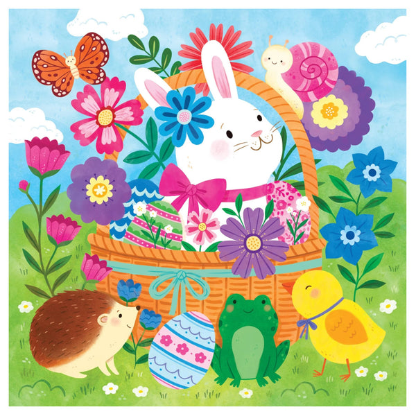 Mudpuppy 25pc Floor Puzzle - Bunny Basket