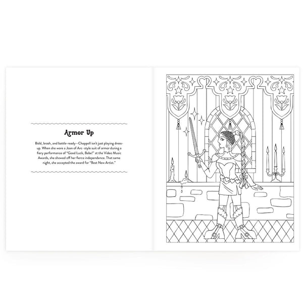 Mudpuppy Unofficial Chappell Roan Colouring Book by Taylor Barron