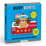 Mudpuppy Color Magic Bath Book - Busy Boats