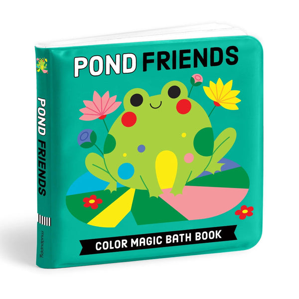 Mudpuppy Color Magic Bath Book - Pond Friends