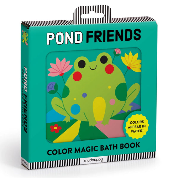 Mudpuppy Color Magic Bath Book - Pond Friends