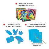 Mudpuppy Scratch Art Magic Kit - Mighty Dinosaur