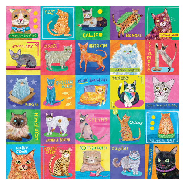 Mudpuppy 500pc Puzzle - Purr-fect Portraits