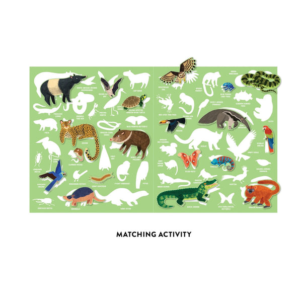 Mudpuppy Reusable Sticker Activity Set - Rainforest