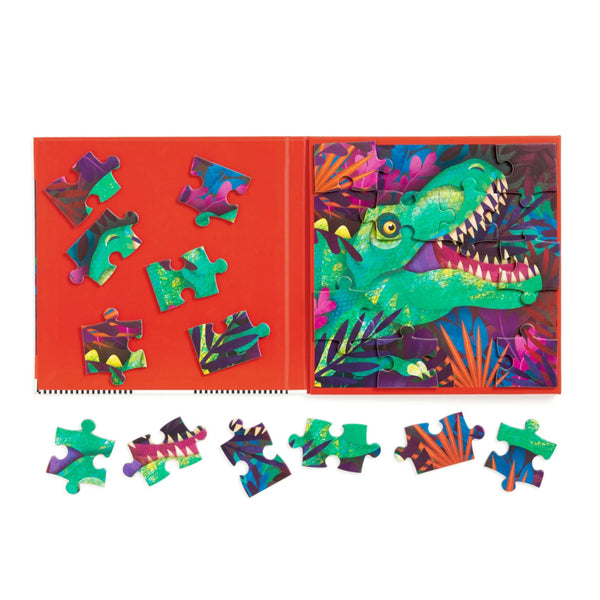Mudpuppy Magnetic Puzzle Set of 2 - Dinosaurs Roar!