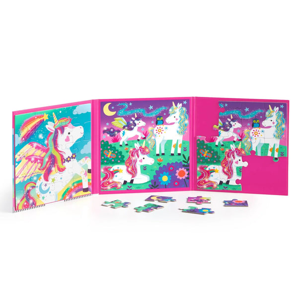 Mudpuppy Magnetic Puzzle Set of 2 - Unicorn Dreams