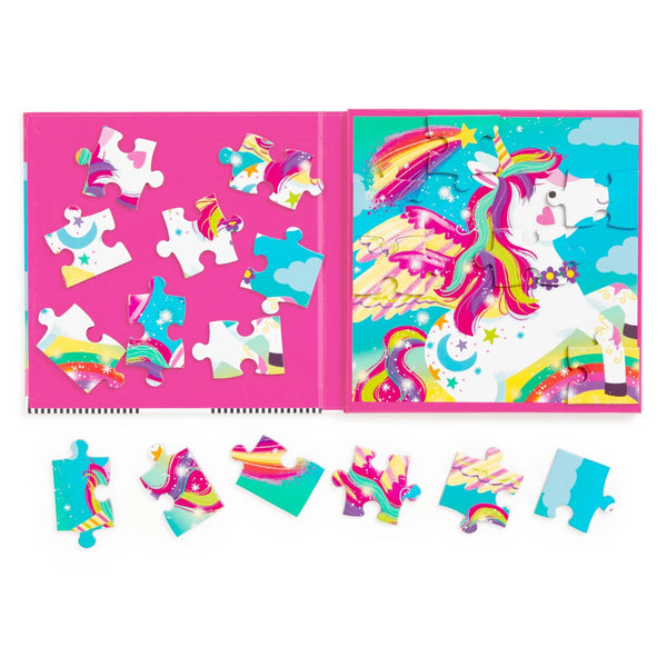Mudpuppy Magnetic Puzzle Set of 2 - Unicorn Dreams