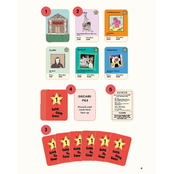 Laurence King Going, Going, Gone! The Card Game Art Auction