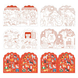 Petit Collage Colouring Book + Stickers - Dogs