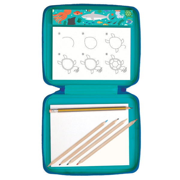 Petit Collage How to Draw Kit - Ocean Life