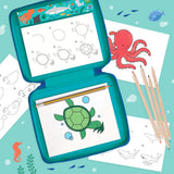 Petit Collage How to Draw Kit - Ocean Life