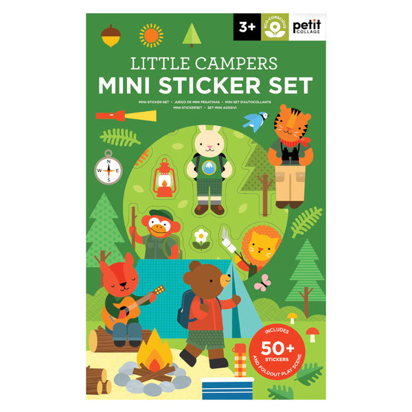 Petit Collage Mini Sticker Set - Little Campers
