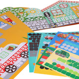 Petit Collage Mosaic Sticker Activity Set - On the Move