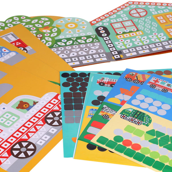 Petit Collage Mosaic Sticker Activity Set - On the Move