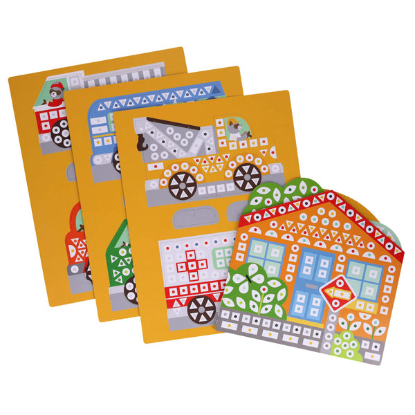 Petit Collage Mosaic Sticker Activity Set - On the Move