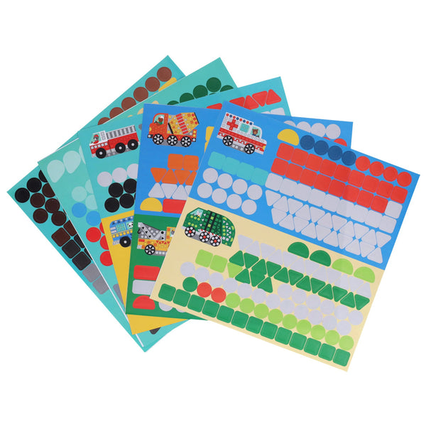 Petit Collage Mosaic Sticker Activity Set - On the Move