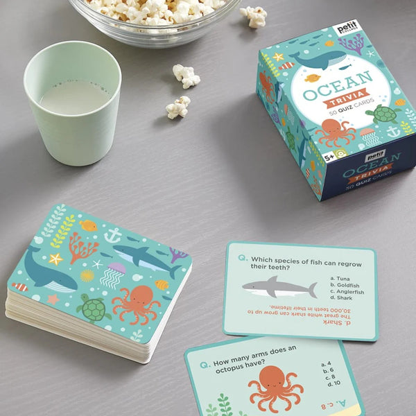 Petit Collage Ocean Trivia Cards
