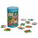 Petit Collage Spot the Difference 49pc Puzzle - Fairytales