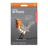 Kikkerland 3D Wooden Puzzle - Robin