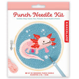 Kikkerland Mini Punch Needle Kit - Axolotl
