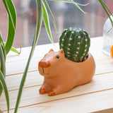 Kikkerland Ceramic Planter - Small Capybara