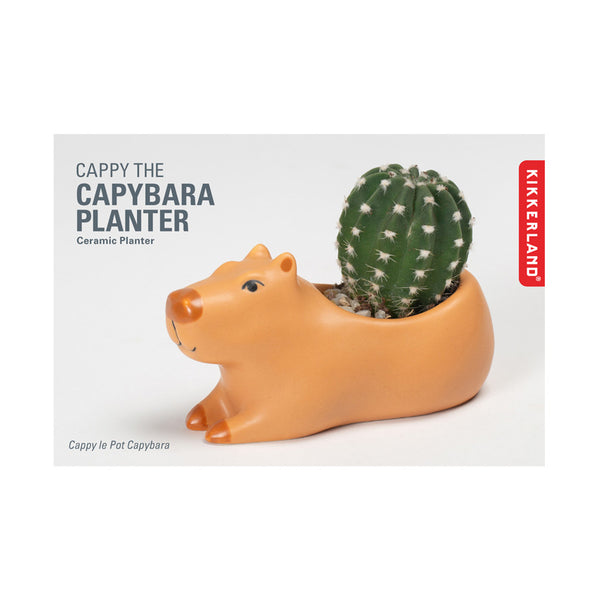 Kikkerland Ceramic Planter - Small Capybara