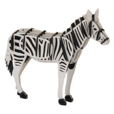 Fridolin 3D Animals Paper Model - Zebra