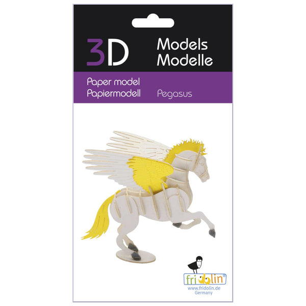 Fridolin 3D Animals Paper Model - Pegasus