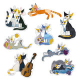 Fridolin Art Stickers - Rosina Wachtmeister: Cats
