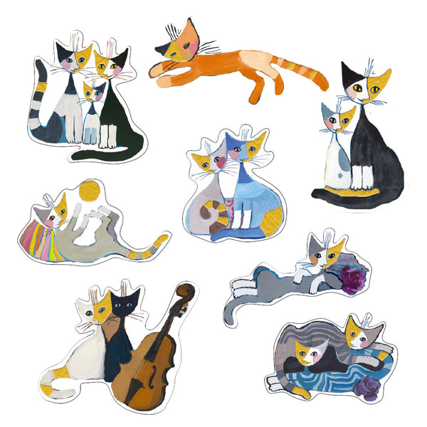 Fridolin Art Stickers - Rosina Wachtmeister: Cats