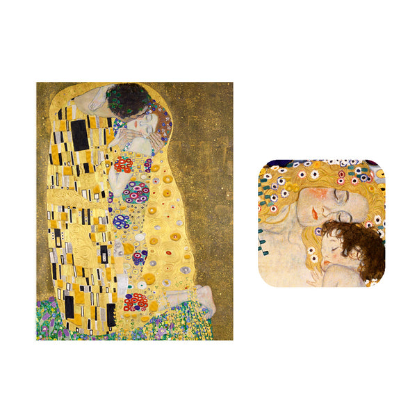 Fridolin Art Stickers - Gustav Klimt: The Kiss