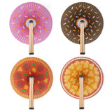 Kikkerland Food Paper Fan, Assorted Styles