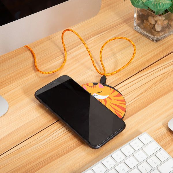 Kikkerland Wireless Charger - Sleepy Cat
