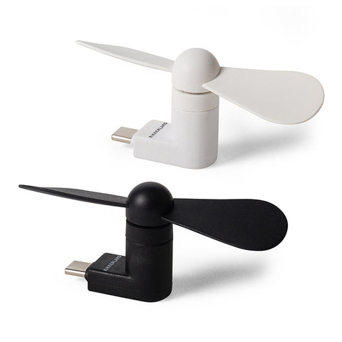 Kikkerland USB-C Phone Fan, Assorted