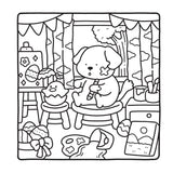 Cozy Cuties Colouring Book by Coco Wyo