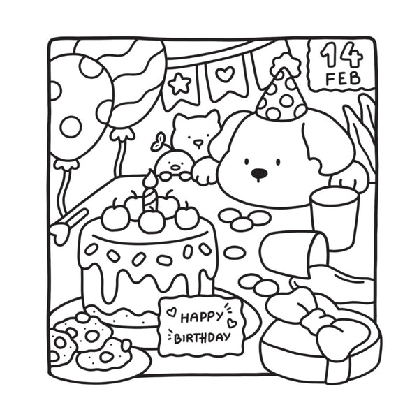 Cozy Cuties Colouring Book by Coco Wyo