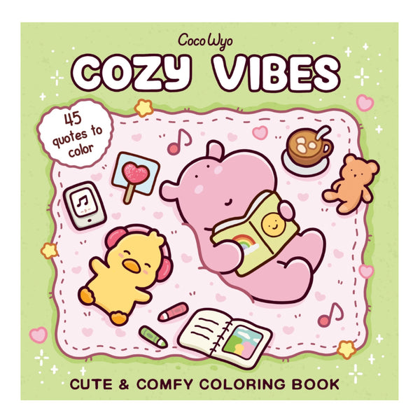 Cozy Vibes Colouring Book by Coco Wyo