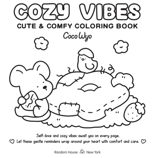 Cozy Vibes Colouring Book by Coco Wyo