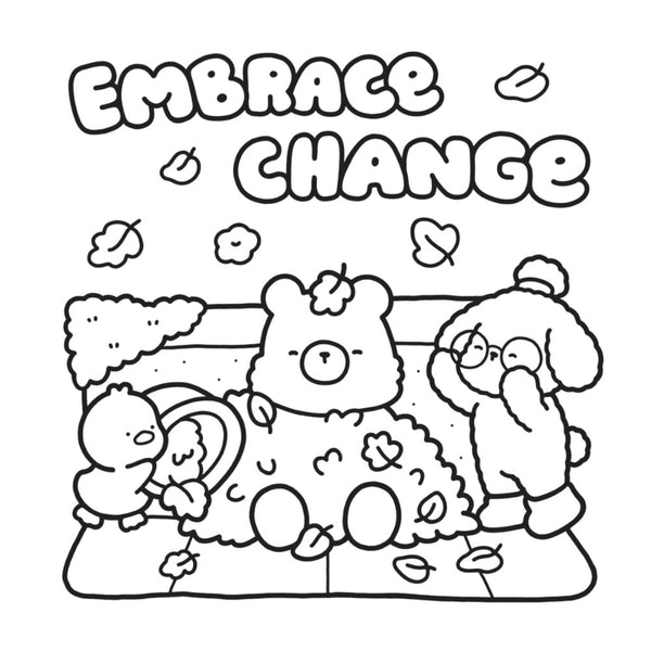Cozy Vibes Colouring Book by Coco Wyo
