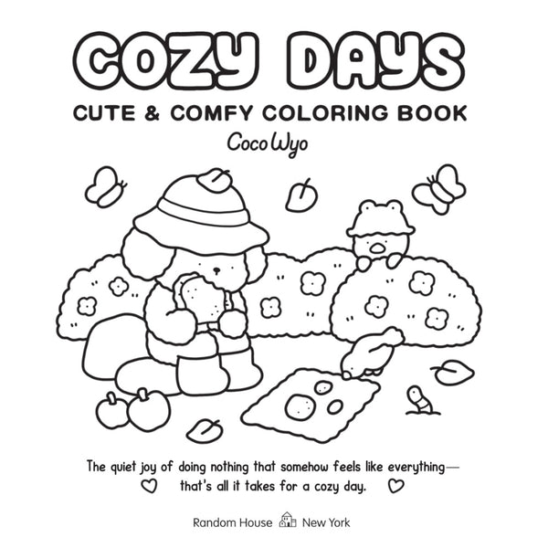 Cozy Days Colouring Book by Coco Wyo