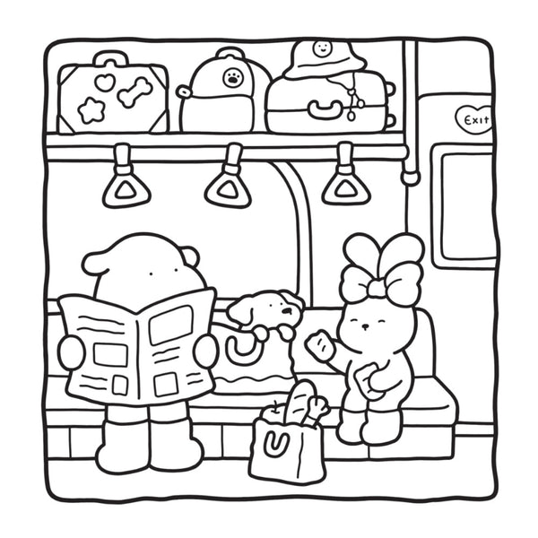 Cozy Days Colouring Book by Coco Wyo