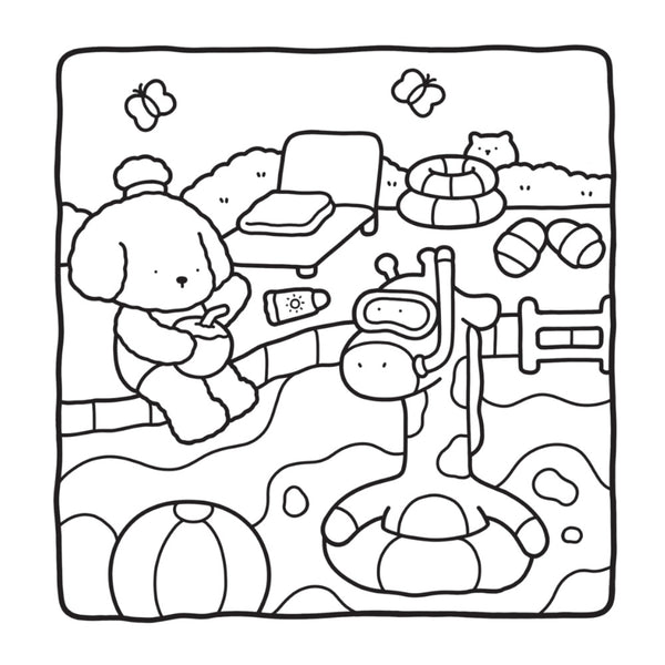 Cozy Days Colouring Book by Coco Wyo