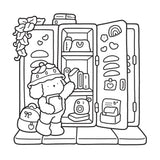 Cozy Days Colouring Book by Coco Wyo