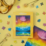 Villager Puzzles 500pc Puzzle - Rainbow Northern Lights