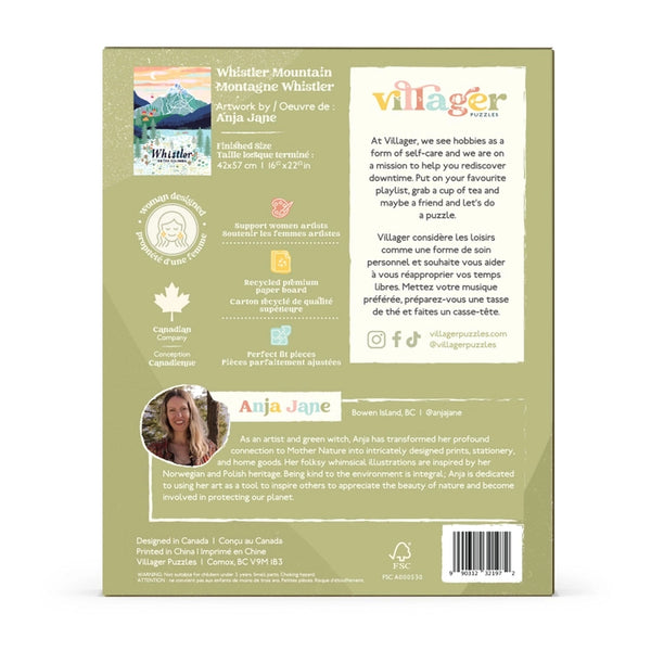Villager Puzzles 500pc Puzzle - Whistler Mountain